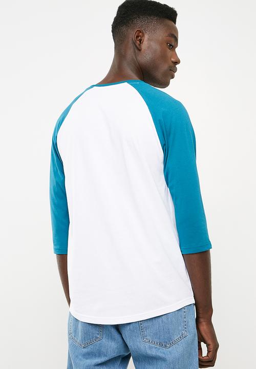 Vans - OTW raglan tee - blue & white 