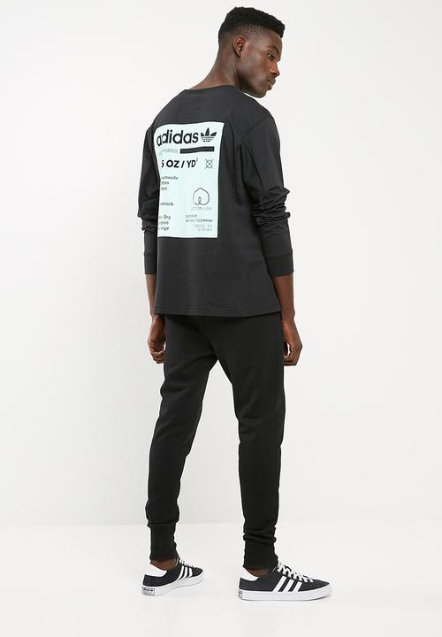 adidas Originals - Kaval long sleeve tee - black & green 