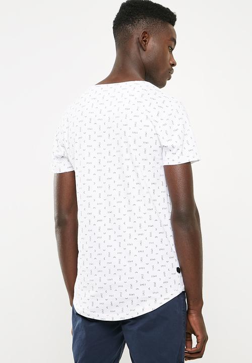 S.P.C.C - Rotary print tee - white