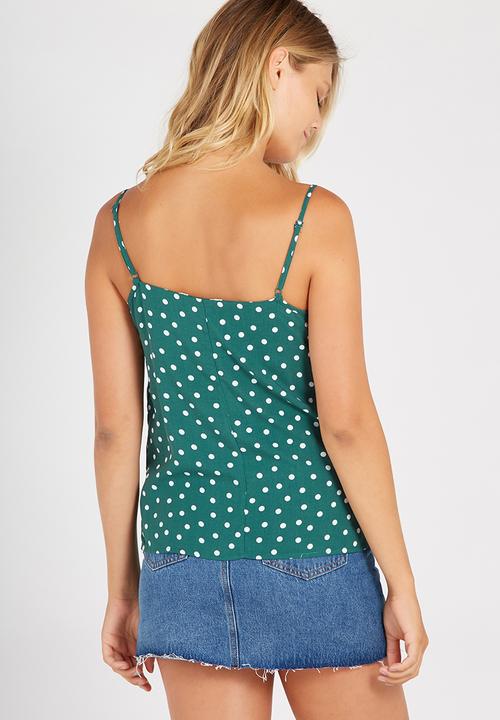 Supré  - Pip basic cami  - green 