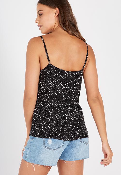 Supré  - Pip basic cami  - black