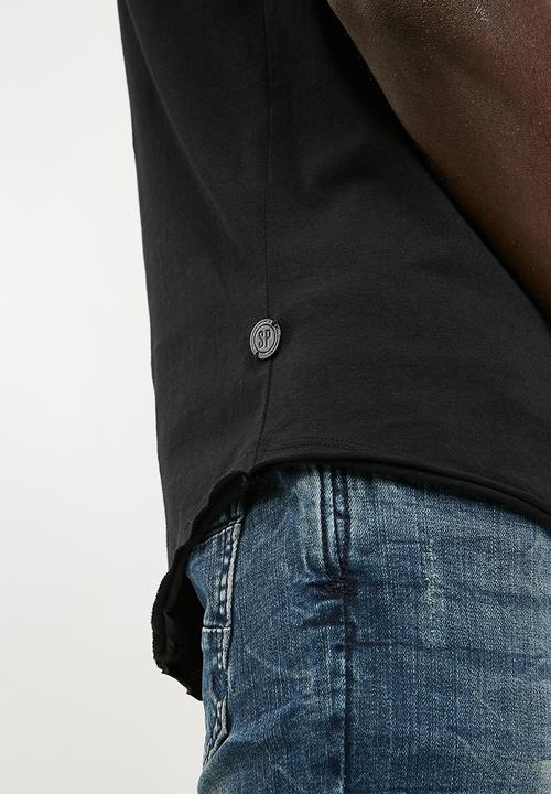 S.P.C.C - High density logo tee - black