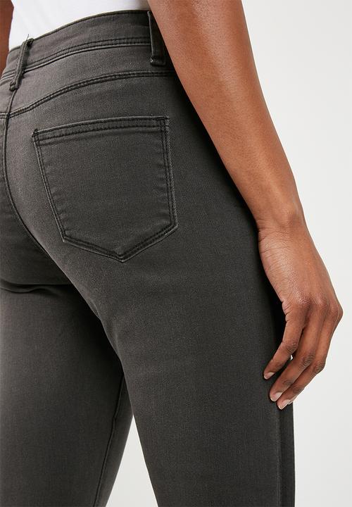 Missguided - Sinner shadow side panel skinny - black