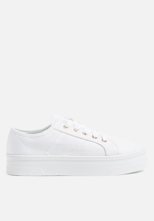 Willow platform sneaker - bright white 