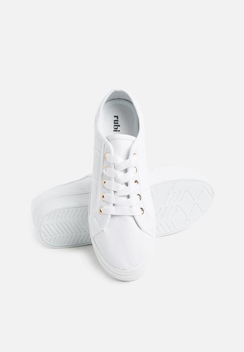 Cotton On - Willow platform sneaker - bright white