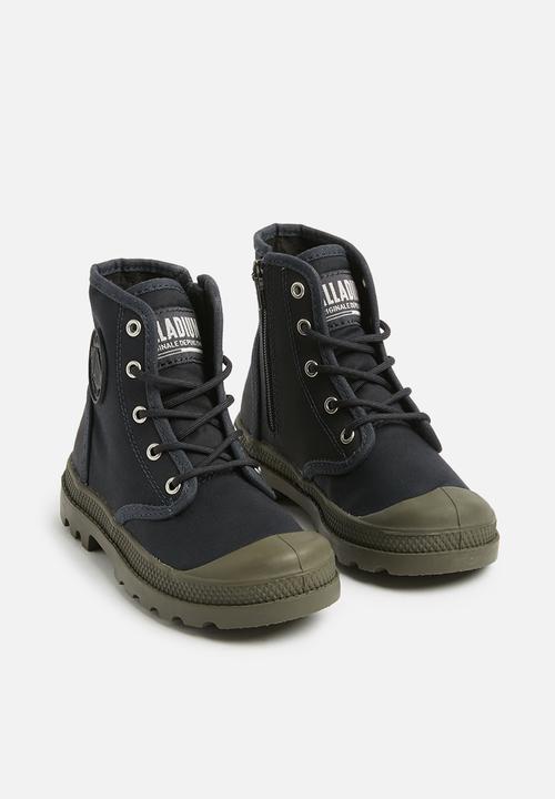 Palladium - Kids pampa hi  - navy