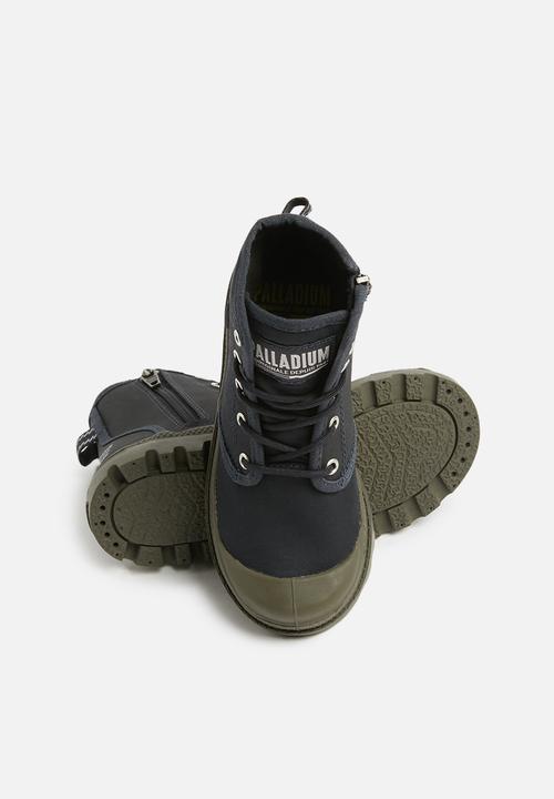 Palladium - Kids pampa hi  - navy