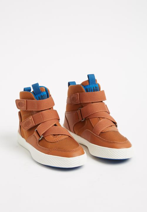 Palladium - Kids pallastreet - brown