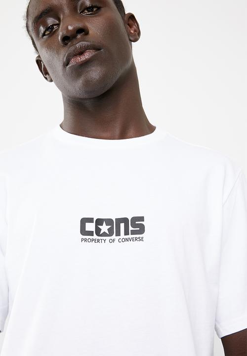 Converse - Wordmark tee - white