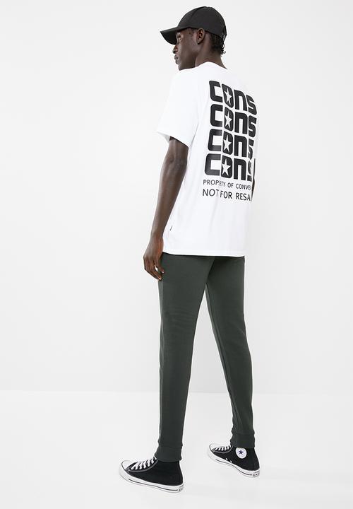 Converse - Wordmark tee - white