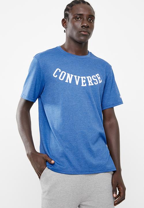 converse t shirt blue