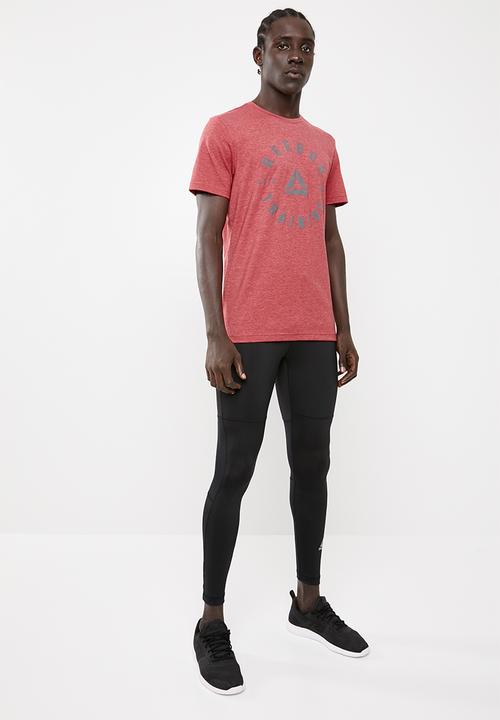 Reebok - Graphic TB tee - red melange