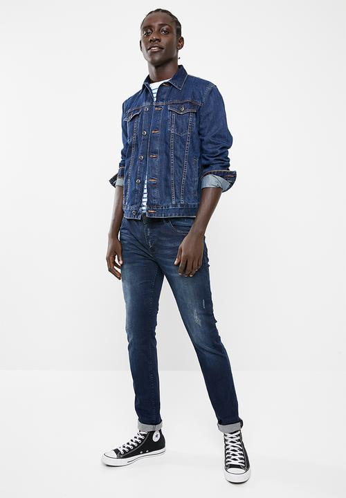 Superbalist - San Fran denim trucker jacket - blue