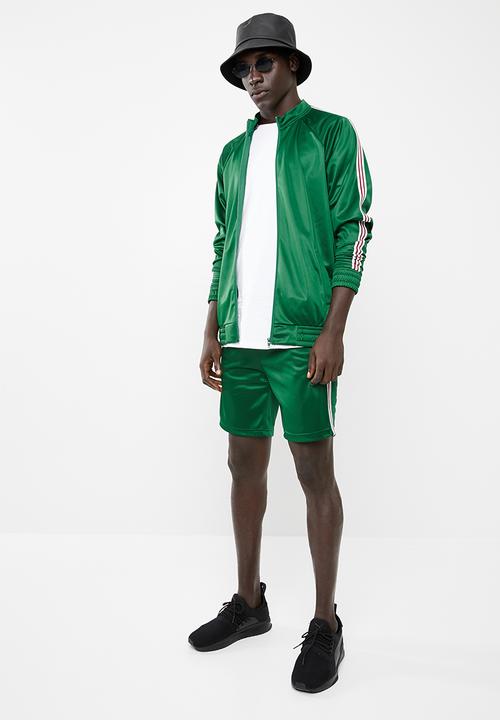 Superbalist - Tape tricot tracktop - green