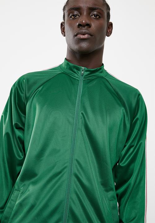 Superbalist - Tape tricot tracktop - green