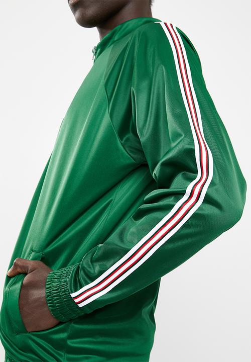 Superbalist - Tape tricot tracktop - green