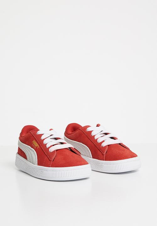 PUMA - Puma Suede Infants - red & white