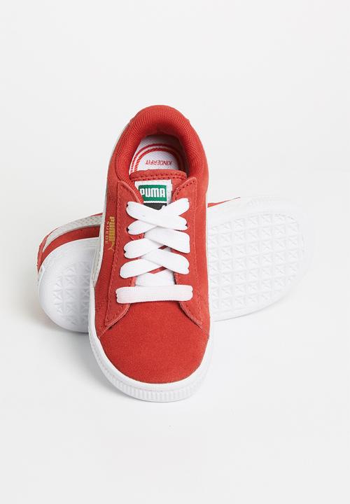 PUMA - Puma Suede Infants - red & white