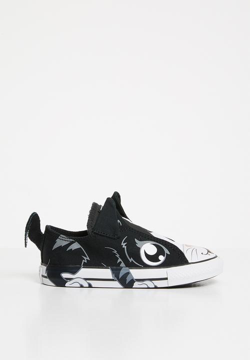 black velcro converse infant