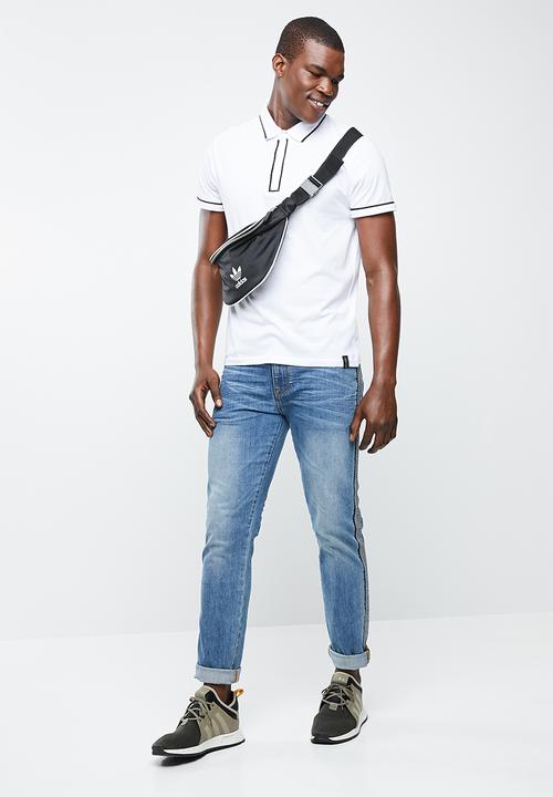 STYLE REPUBLIC - Block pique golfer - white 