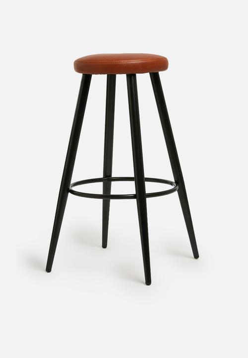 Sixth Floor - Hector barstool - brown