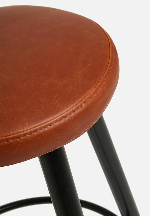 Sixth Floor - Hector barstool - brown