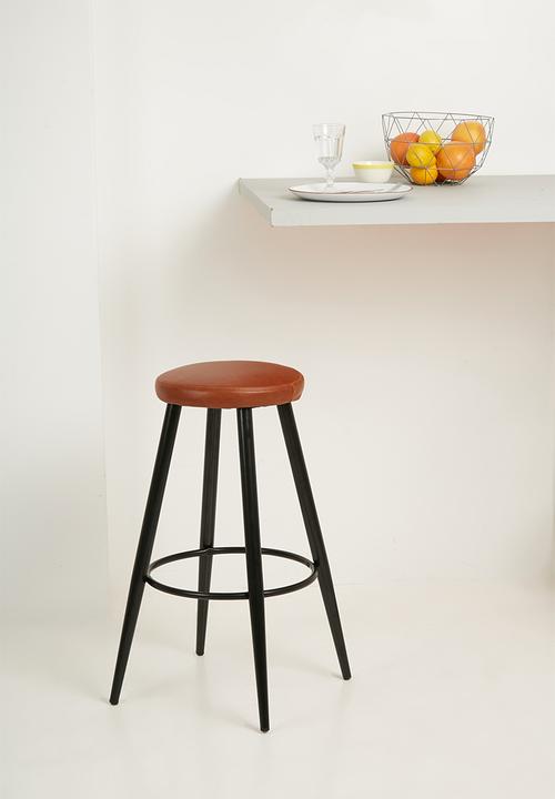 Sixth Floor - Hector barstool - brown