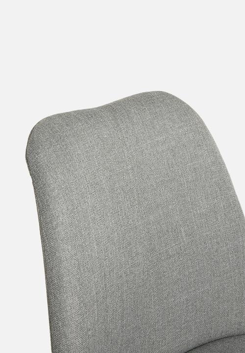 Sixth Floor - Dima upholstered barstool - grey