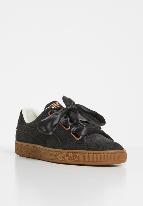 PUMA - Basket heart corduroy - black