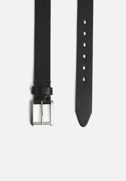 Superbalist - Dean-basic leather belt - black