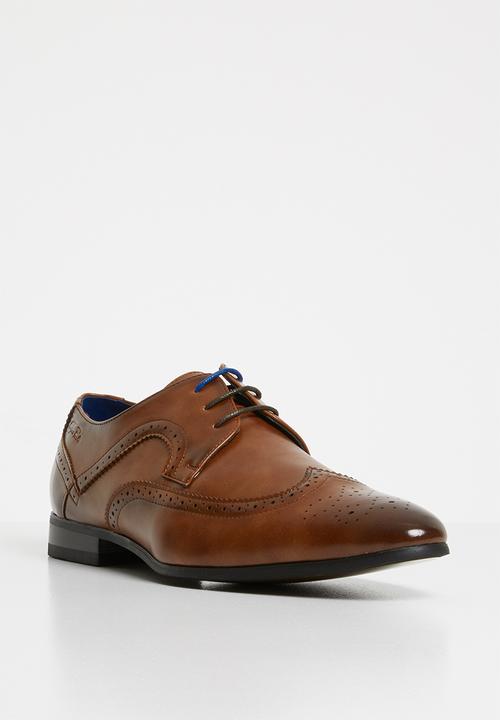 Gino Paoli - Lace-up brogue - tan