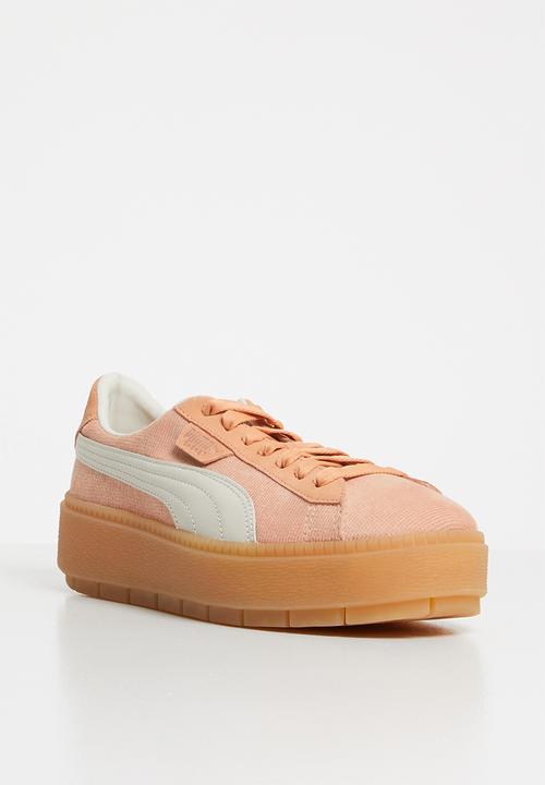 PUMA - Platform trace corduroy  - coral
