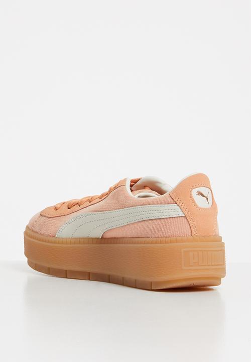 PUMA - Platform trace corduroy  - coral