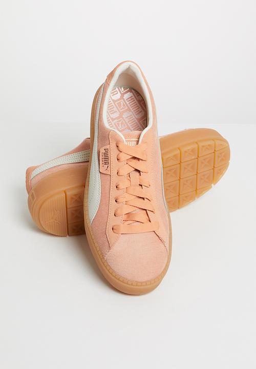 PUMA - Platform trace corduroy  - coral