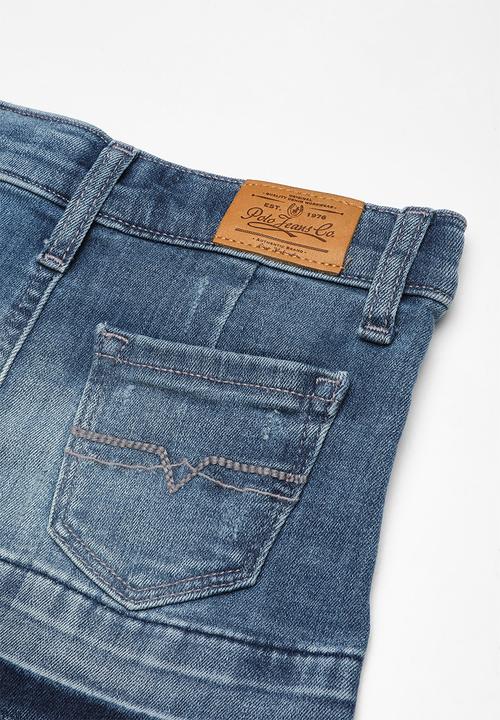 POLO - Emma denim skirt - blue