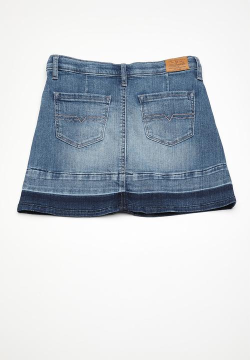 POLO - Emma denim skirt - Blue