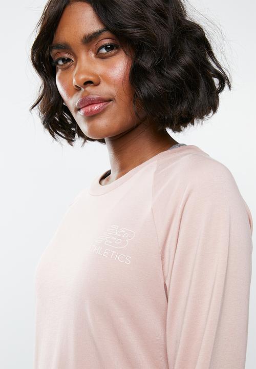 New Balance  - Athletics long sleeve tee - pink