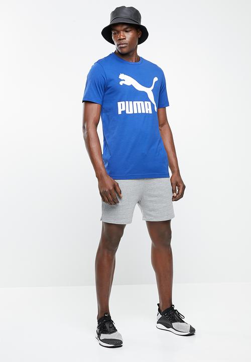 PUMA - Classics logo tee -  blue