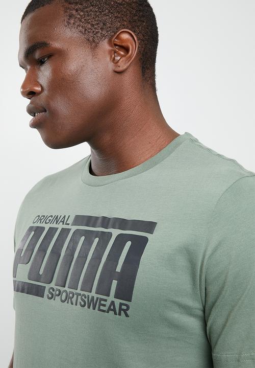 PUMA - Athletics tee - green