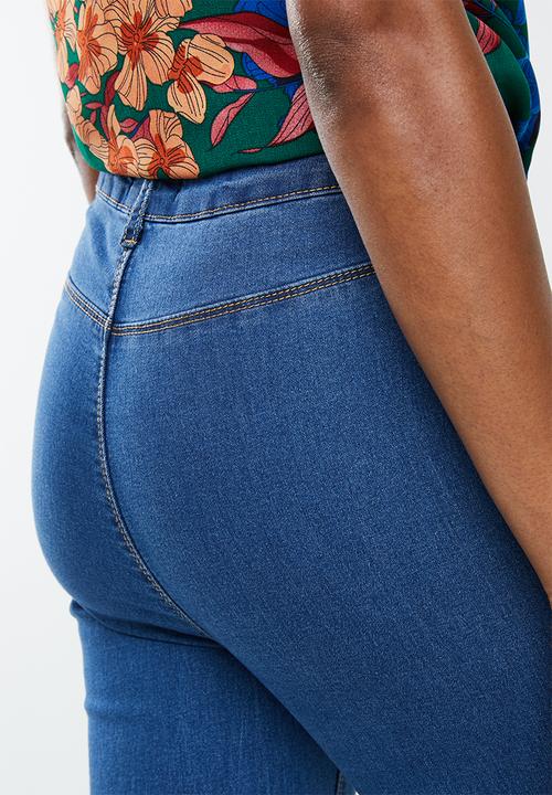 Missguided - Lawless high waisted - blue