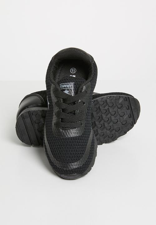 SOVIET - Mumbai lace up sneaker - black