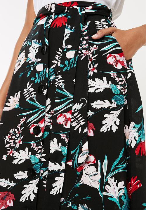 Superbalist - A-line midi  skirt - multi