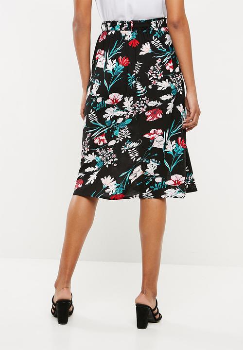 Superbalist - A-line midi  skirt - multi