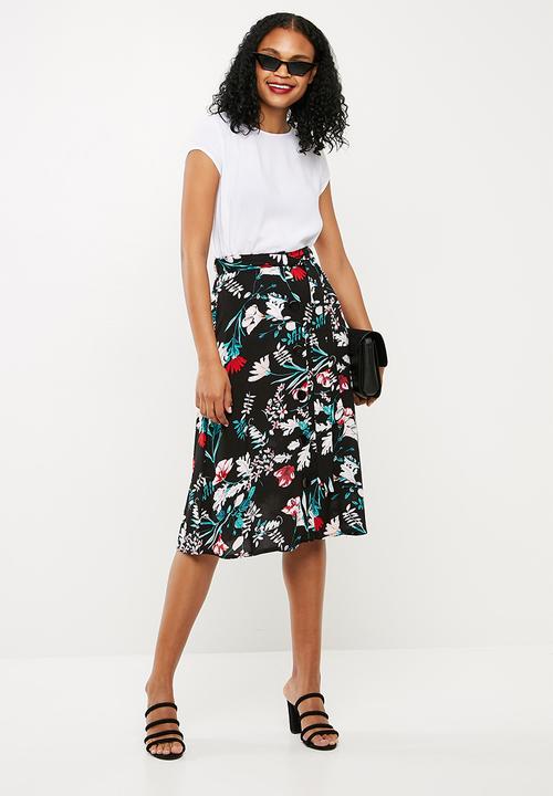 Superbalist - A-line midi  skirt - multi