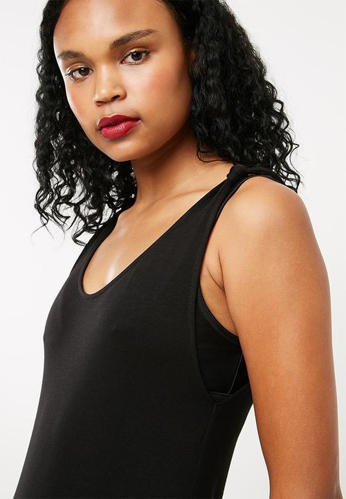 Superbalist - Sleeveless midi cover up - black