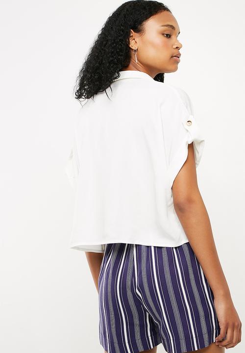 Superbalist - Utility shirt - ivory 
