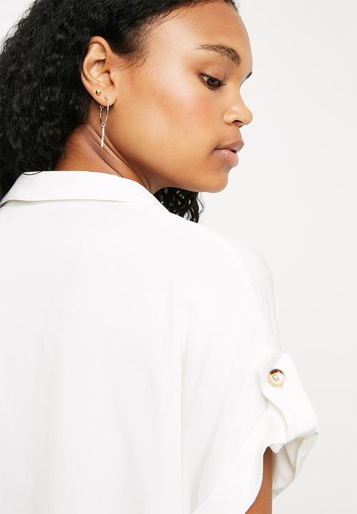 Superbalist - Utility shirt - ivory 