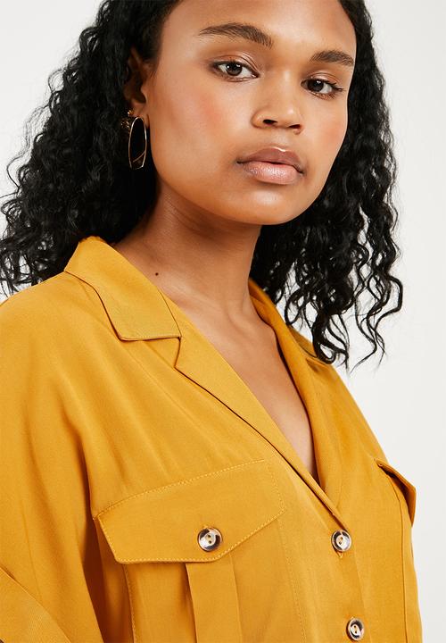 Superbalist - Utility shirt - yellow 