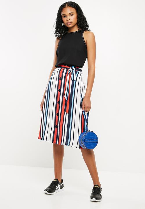 Superbalist - A-line midi skirt - multi