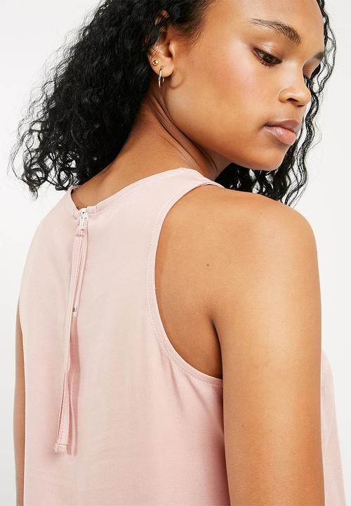 Superbalist - Contrast stitch vest - pink 